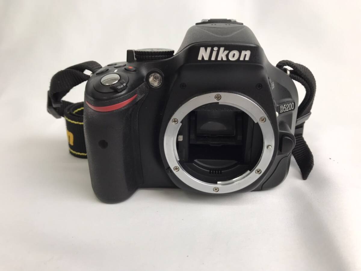 レンズセット！Nikon★ニコン★D5200 レンズ AF-S DX 18-55mm 1:3.5-5.6G VR 55-200mm 1:4-5.6G ED 動作確認済 通電確認済 17j-3-2の画像2