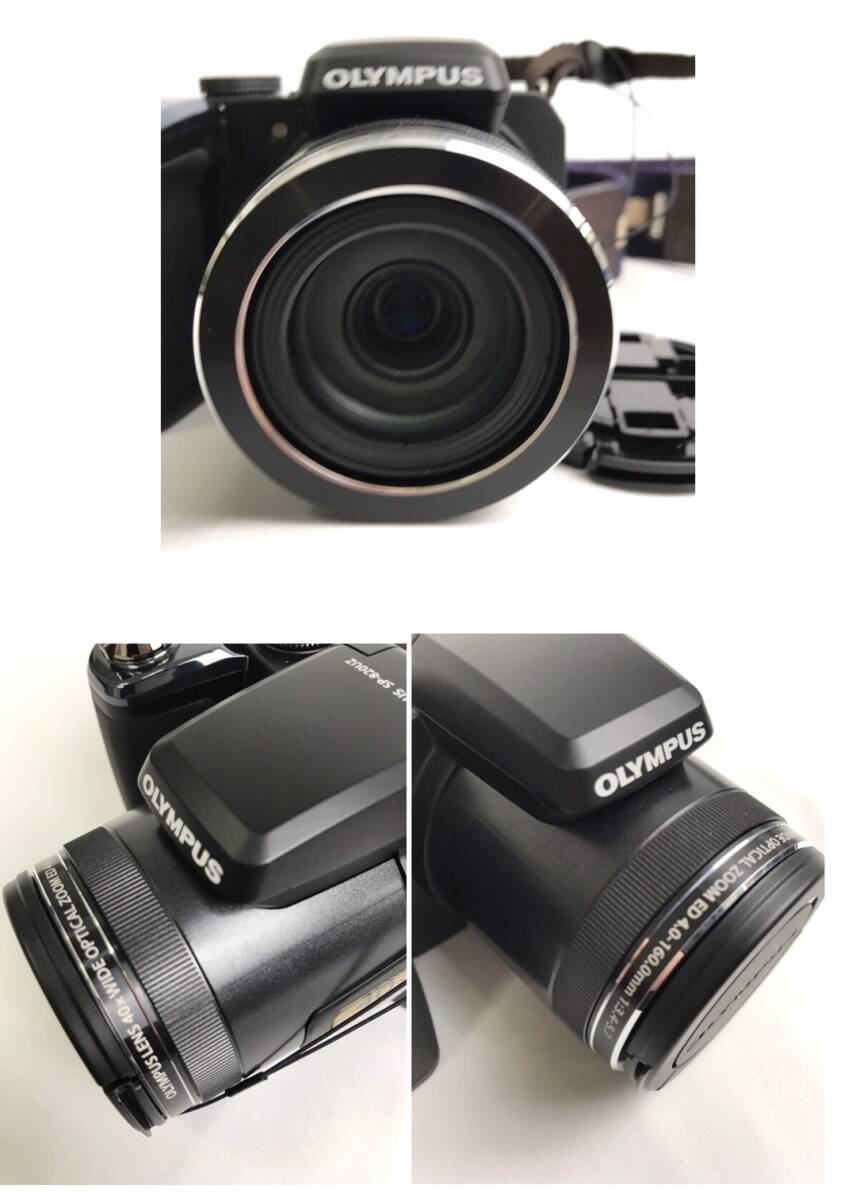 美品！動作確認済！OLYMPUS オリンパス STYLUS SP-820UZ ブラック SDカード付 4.0mm-160.0mm 1:3.4-5.7 40×WIDEZOOM カメラ 1j-3-4の画像8