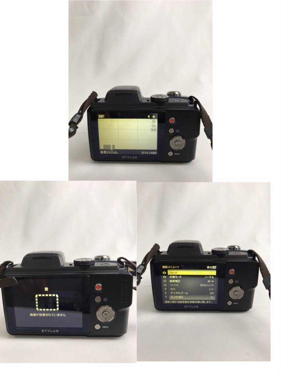 美品！動作確認済！OLYMPUS オリンパス STYLUS SP-820UZ ブラック SDカード付 4.0mm-160.0mm 1:3.4-5.7 40×WIDEZOOM カメラ 1j-3-4の画像7