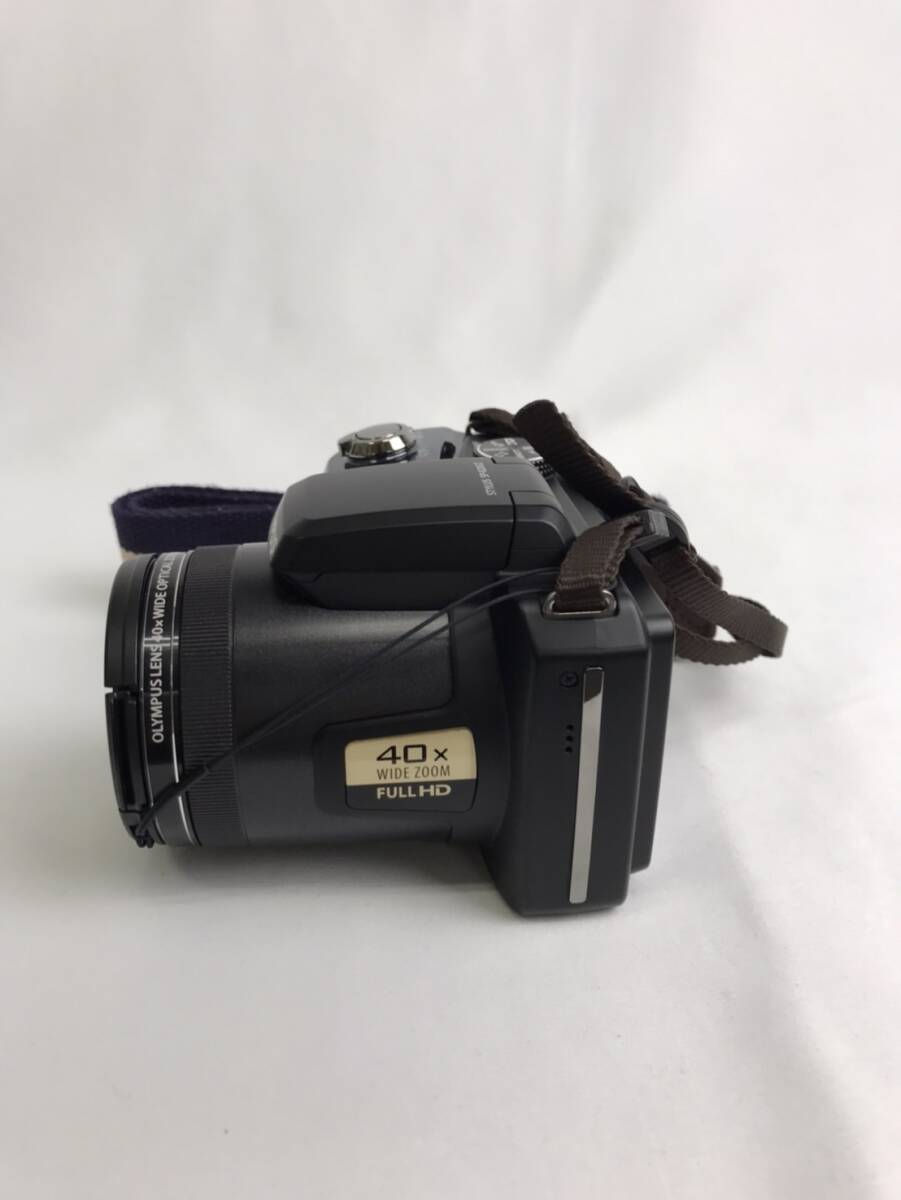 美品！動作確認済！OLYMPUS オリンパス STYLUS SP-820UZ ブラック SDカード付 4.0mm-160.0mm 1:3.4-5.7 40×WIDEZOOM カメラ 1j-3-4の画像4