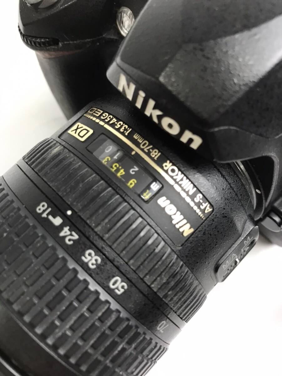 Nikon ニコン D70s / AF-S DX NIKKOR 18-70mm 1:3.5-4.5 G ED ブラック カメラ 撮影 一眼 光学機器 2j-3-12の画像9