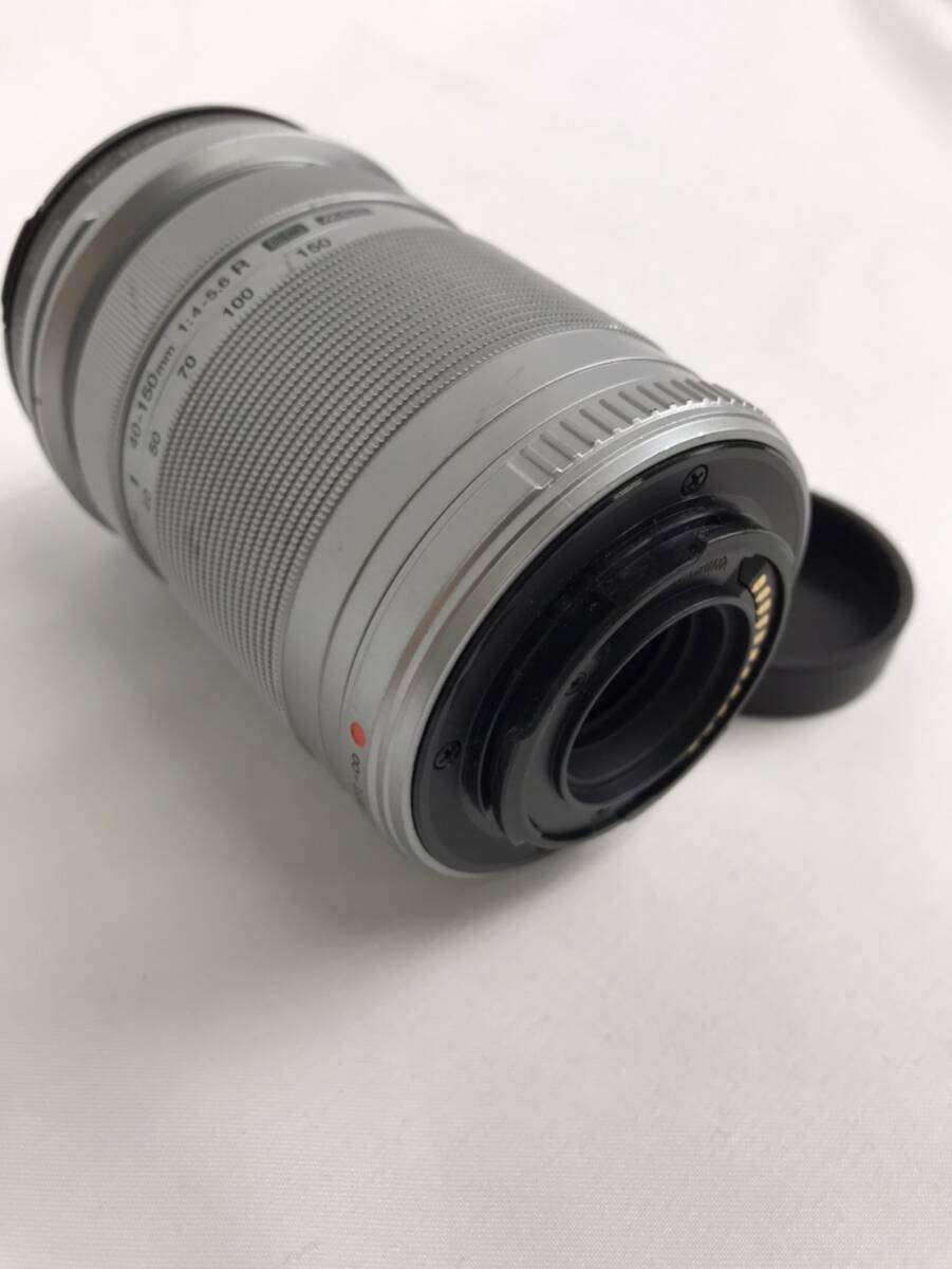 OLYMPUS オリンパス M.ZUIKO DIGITAL 40-150mm 1:4-5.6 R ED MSC 一眼レフ カメラ レンズ シルバー 光学機器 0j-3-15の画像9
