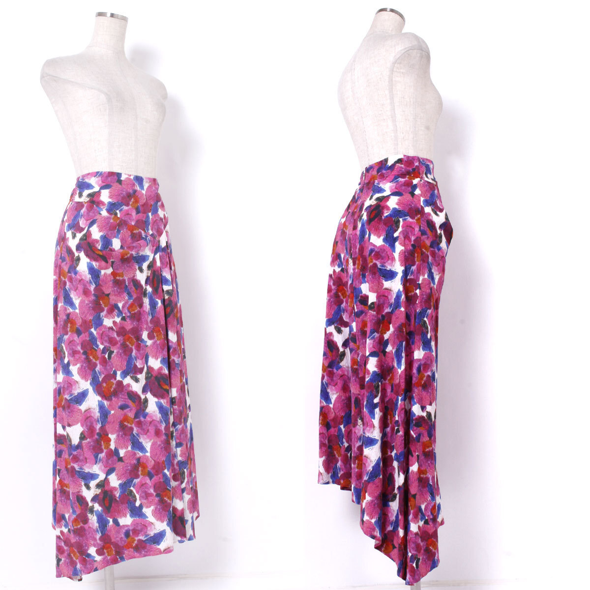 【タグ付き・新品・定価114,400円】ISABEL MARANT BERLINAE SKIRT 34 イザベルマラン 花柄プリントロングスカート フローラルプリント_画像6