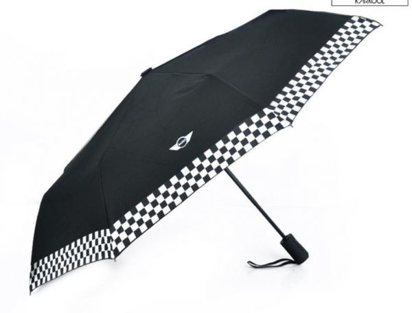 【送料無料】MINI COOPER ミニクーパー MINI WINGLOGO 自動開閉 折り畳み傘 雨傘 日傘 (新品・未使用) 日傘としても有効です (2)の画像1