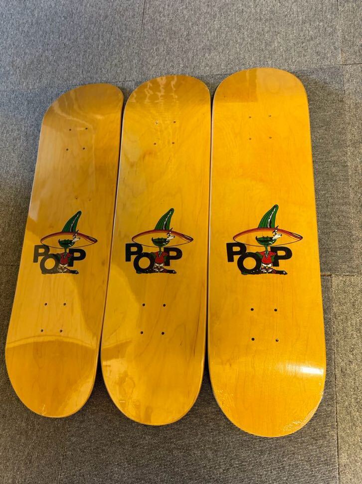 3枚セット Pop Trading Company スケボー デッキ ポップ トレーディング カンパニー skateboardの画像1