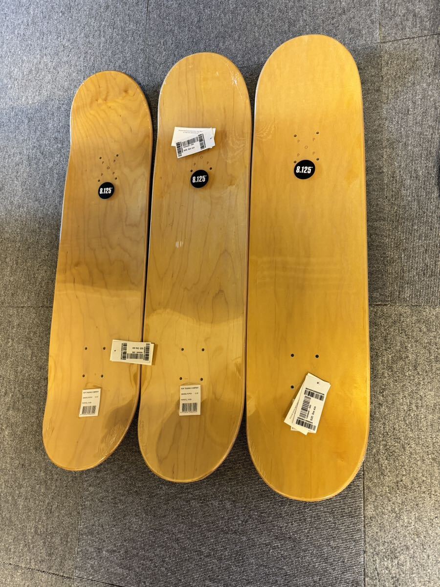 3枚セット Pop Trading Company スケボー デッキ ポップ トレーディング カンパニー skateboardの画像2