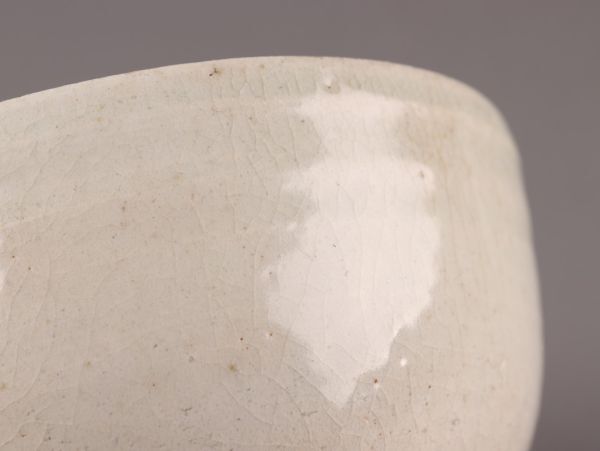 古美術 朝鮮古陶磁器 李朝 白磁 茶碗 時代物 極上品 初だし品 C5363の画像7