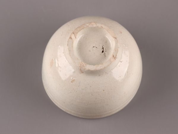 古美術 朝鮮古陶磁器 李朝 白磁 茶碗 時代物 極上品 初だし品 C5363の画像10