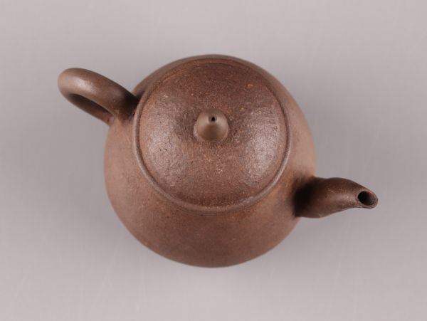 中国古玩 唐物 煎茶道具 朱泥 紫泥 紫砂壷 茶壷 急須 萬寶 在印 時代物 極上品 初だし品 C5794_画像4