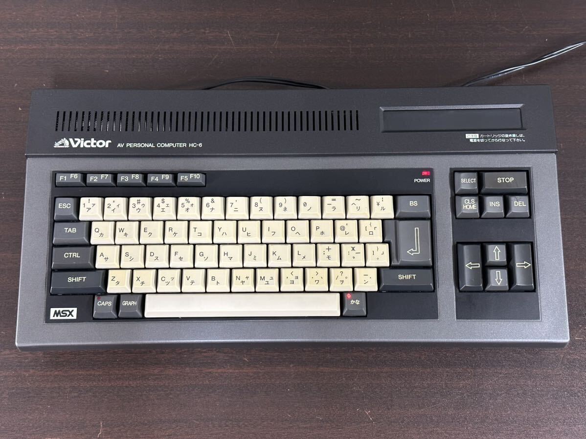 Victor ビクター HC-6 MSX パーソナルコンピューター 通電のみ確認済み 現状品の画像2