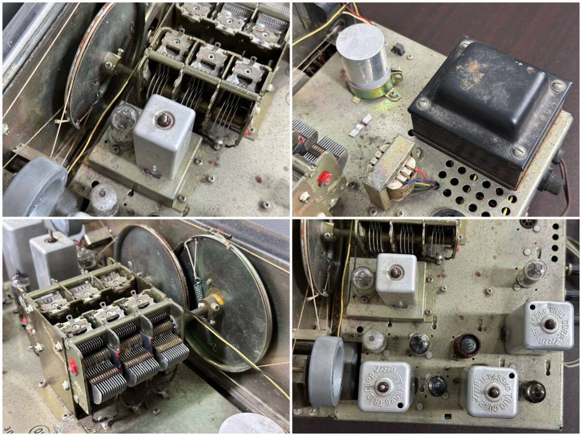 TRIO トリオ 9R-59 通信型受信機 真空管式 アマチュア無線 ジャンクの画像10