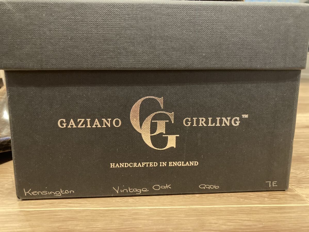 GAZIANO & GIRLING / Kensington / ガジアーノ&ガーリング / ケンジントン7E ブラウン カーフ_画像9