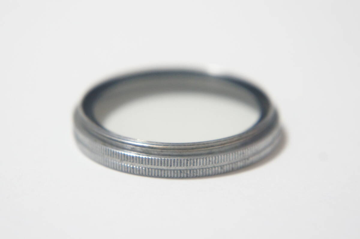 [34mm] Kenko UV Leica Summarz Maar 50mm F2 oriented silver frame filter rare goods E34 [F3181]
