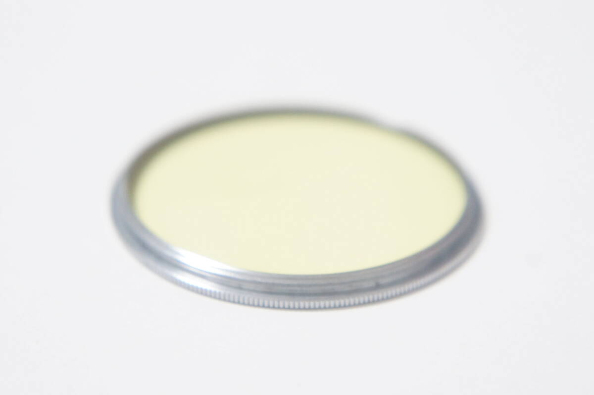 * superior article *[40mm] Canon Y1 silver frame yellow filter L mount 50/1.8 etc. for plastic case attaching [F5812]