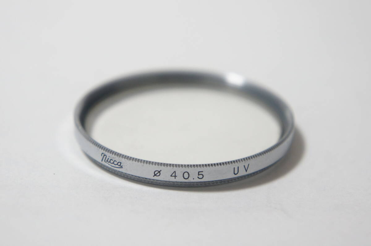 [40.5mm] Nicca / ニッカ UV 銀枠フィルター [F3199]の画像1