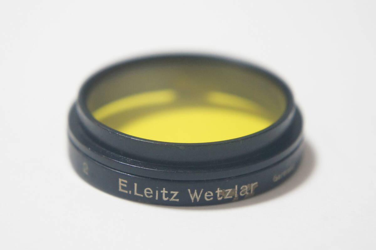 [A36 かぶせ式] E.Leitz Wetzlar / Leica 2 カラーフィルター [F3204]_側面に塗装剥がれ少々有