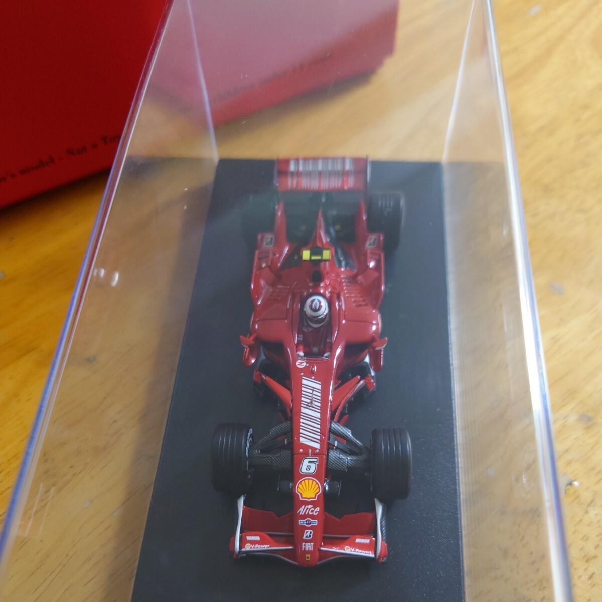 ルークスマート1/43 フェラーリf2007キミ・ライコネン　ブラジルGP デカール加工_画像2