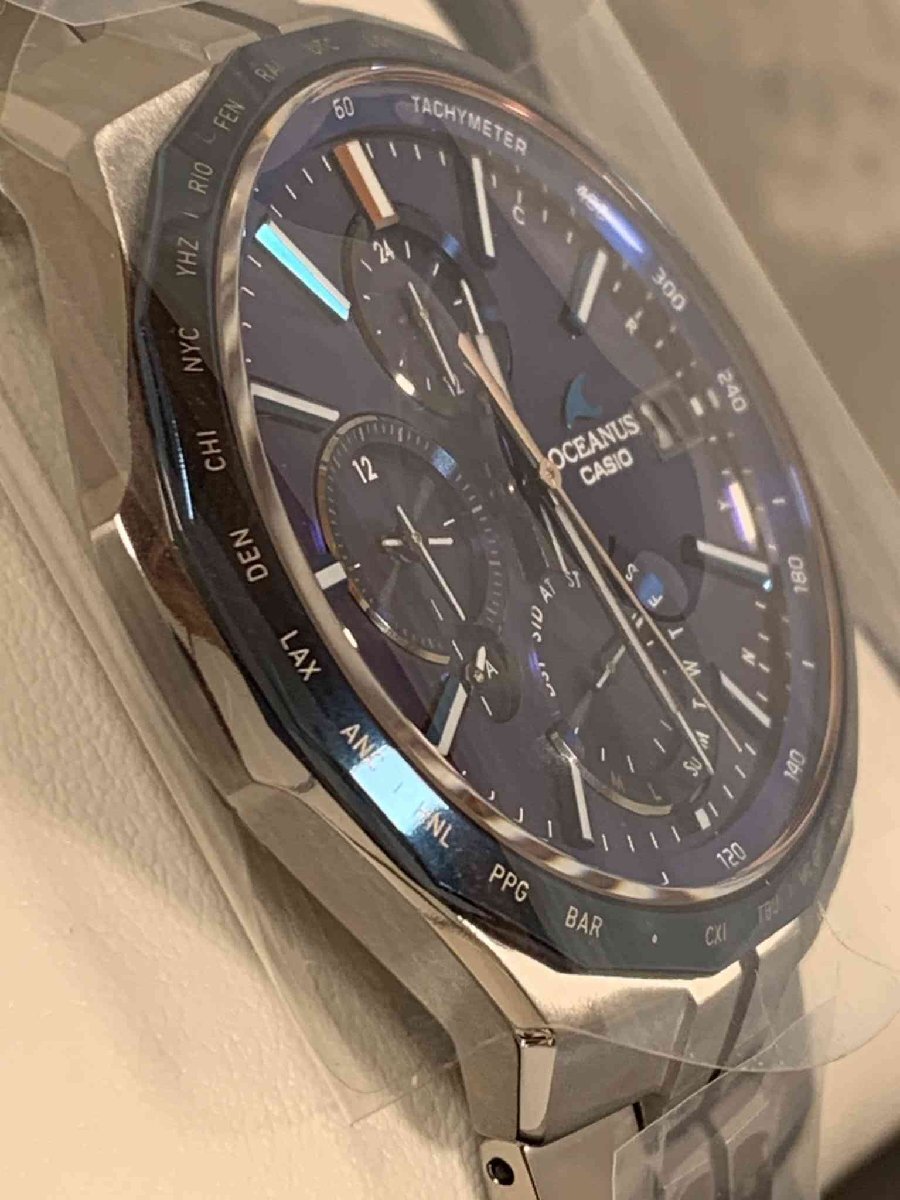 【新品未使用】CASIO OCEANUS 電波ソーラー カシオ オシアナス OCW-S5000F-2AJF メーカー保証付き【送料無料】の画像4