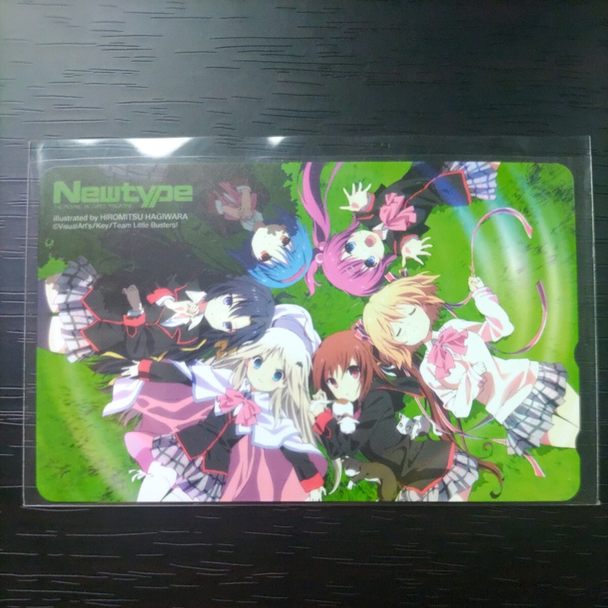 リトルバスターズ! テレカ Newtype  未使用品 ニュータイプ テレホンカード 角川書店の画像1