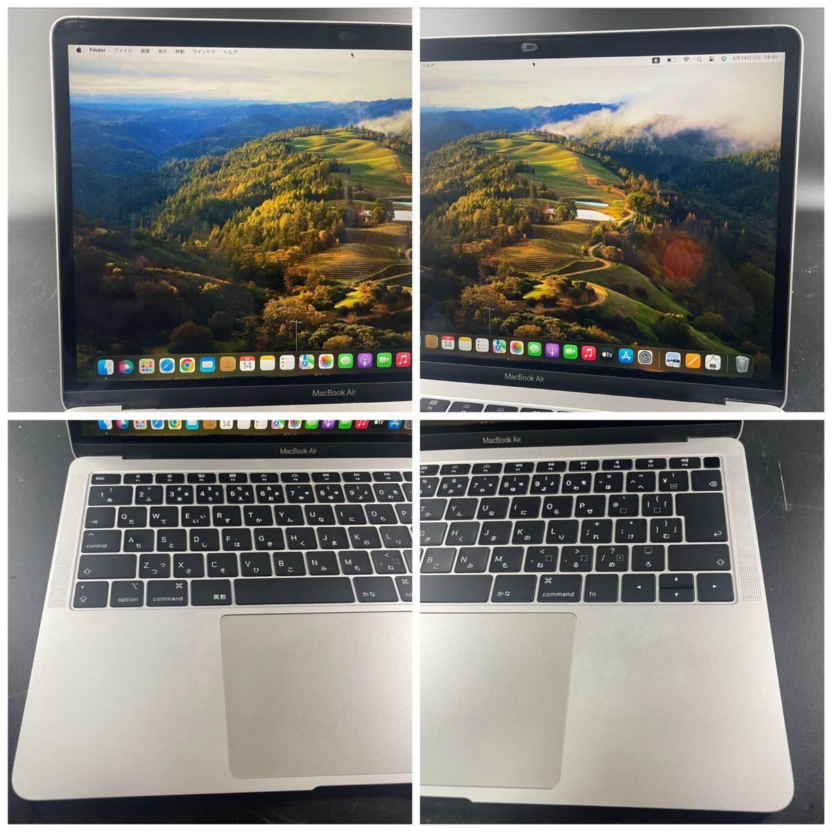 美品 1円〜 Apple MacBook Air 13-inch MREA2J/A A1932 128GB マックブック 箱付き 付属品完備 ノートパソコン 初期化済み PC アップル_画像4