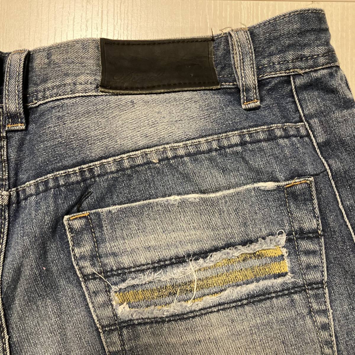 　DIESEL　USED　ダメージデニムパンツ　SIZE34_画像6