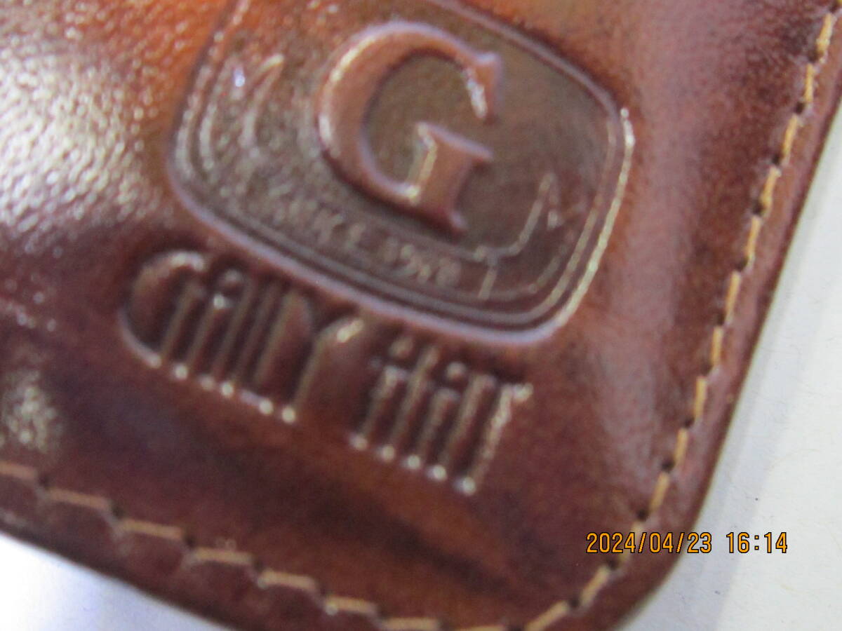 「GAILY HAT」本皮革手帳「Genuine（本物）」イタリア・レザー の画像3