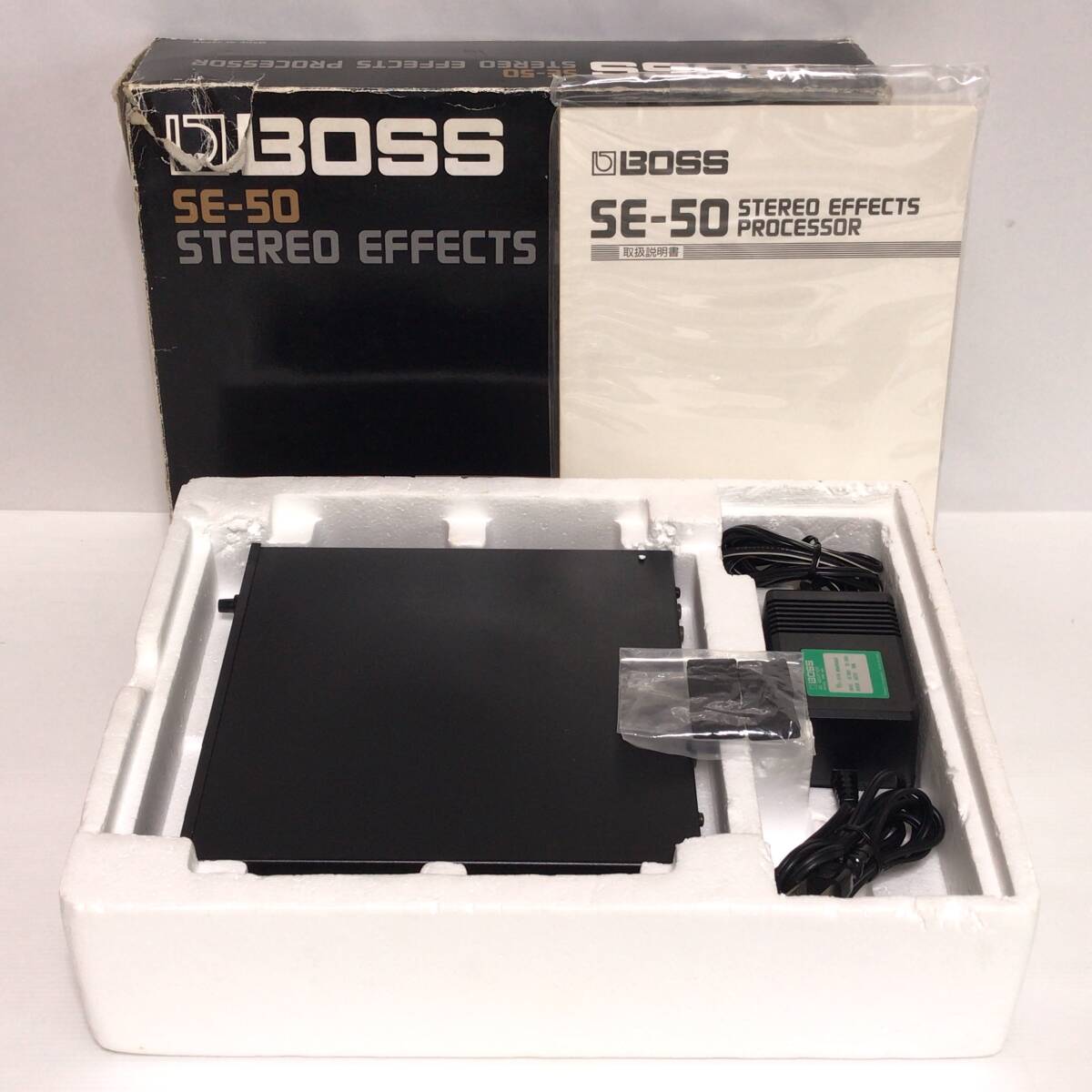 希少　元箱付き　BOSS　SE-50 STREO EFFECTS PROCESSOR エフェクター　プロセッサー_画像1