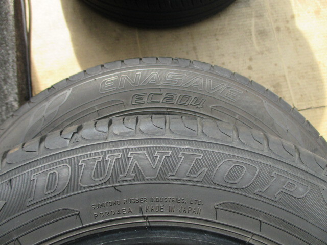 ♪激安☆バリ山☆軽自動車用☆DUNLOP/EC204☆155/65R13☆１９年製☆ラジアルタイヤ４本セット_画像2