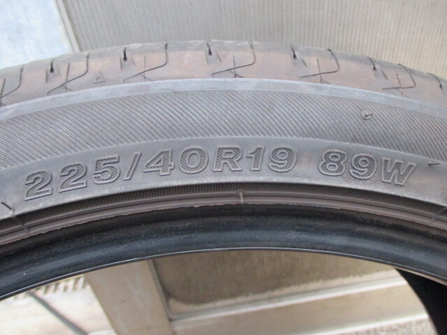 ♪激安☆バリ山☆BS製REGNO/GR-XⅡ☆225/40R19☆２２年製☆ラジアルタイヤ１本☆の画像3