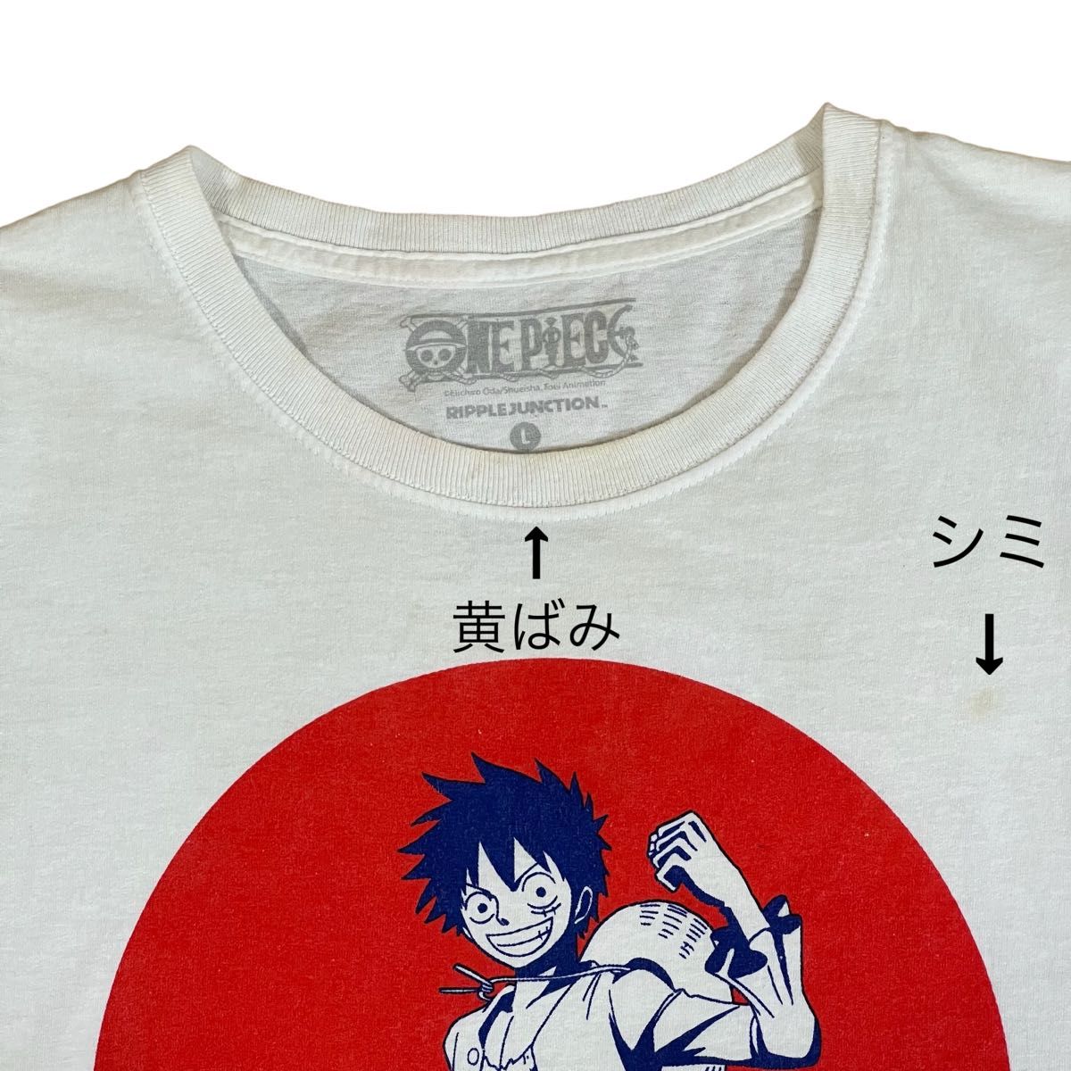 ONE PIECE モンキー・D・ルフィ ワンピース プリントTシャツ ONE PIECE モンキー・D・ルフィ ワンピース プリントTシャツ