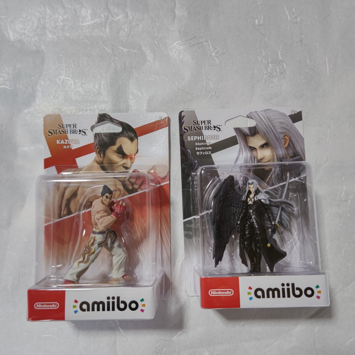 未使用 未開封 amiibo カズヤ セフィロス 大乱闘スマッシュブラザーズ 2点 2個セット 2体 セット 任天堂 ニンテンドー スイッチ