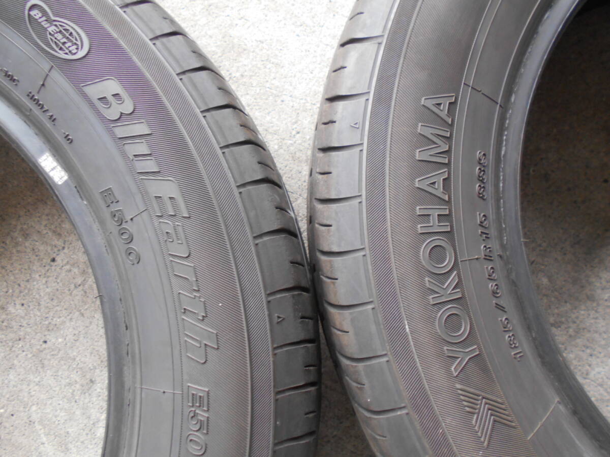 K741 185/65R15 185/65-15 185-65-15 中古4本 Blu Earth E50 の画像7