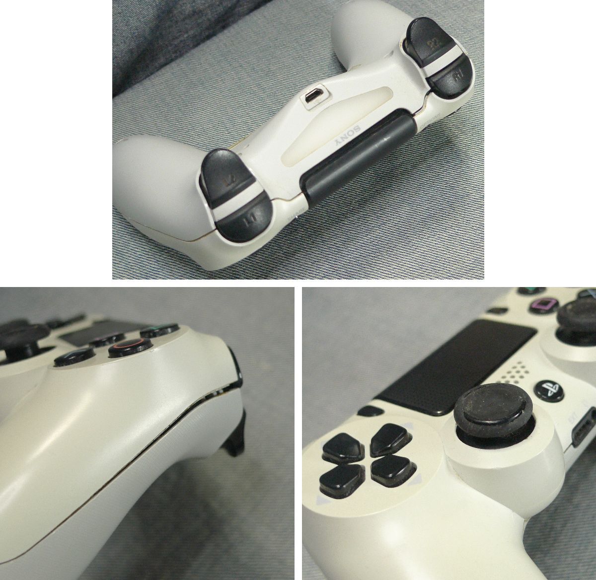 n3822△ソニー PS4 コントローラー デュアルショック4 ジャンク5点 ◇ ブルー ブラック CUH-ZCT2J CUH-ZCT2J DUALSHOCK4の画像8