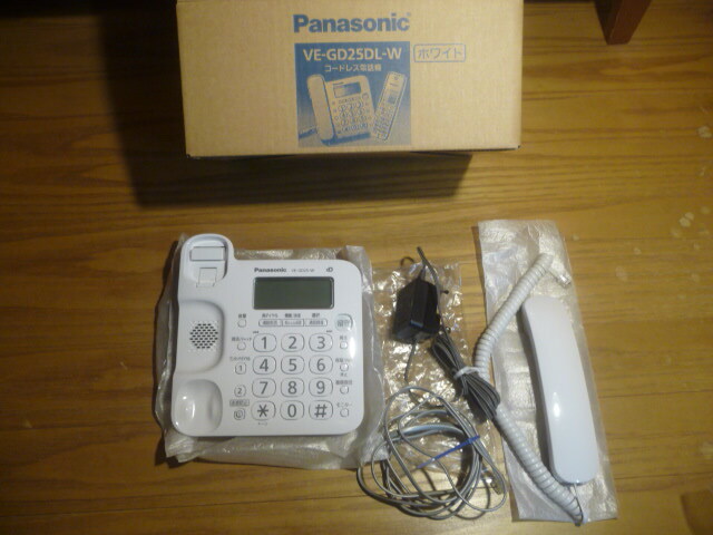 * telephone machine * unused goods Panasonic Panasonic parent machine only white parent machine VE-GD25-W