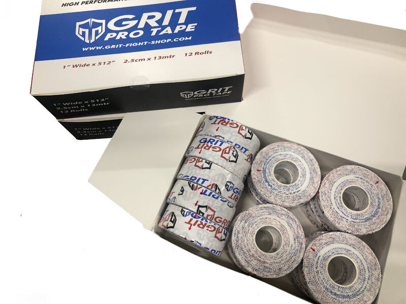 GRIT 2404 QH テープ TAPE テーピングテープ 1BOX/12ロール 格闘技 K-1 グリット マイクタイソン