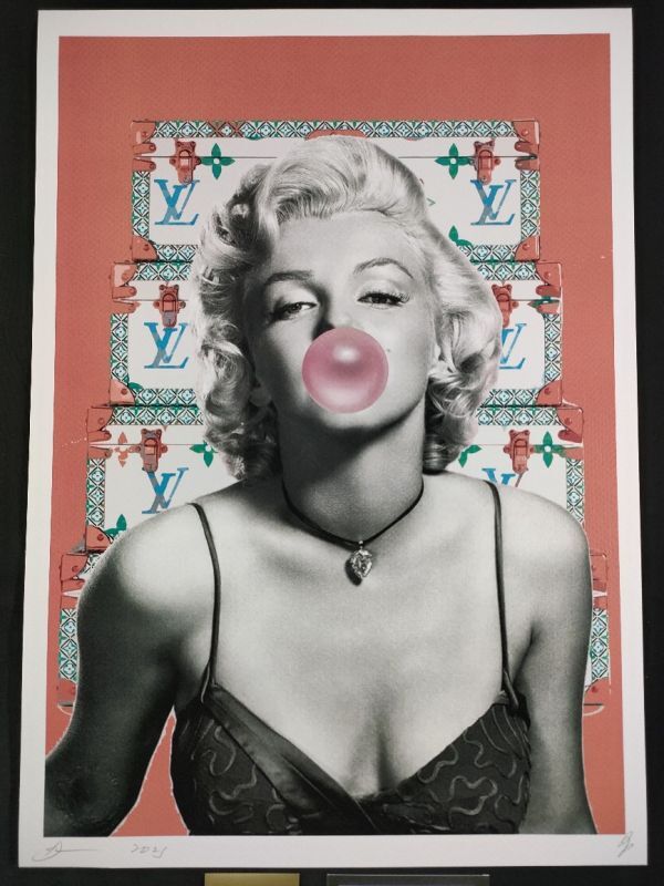 世界限定100枚 DEATH NYC アートポスター 91 ポップアート マリリンモンロー アンディ・ウォーホル バンクシー 七年目の浮気 LVの画像2