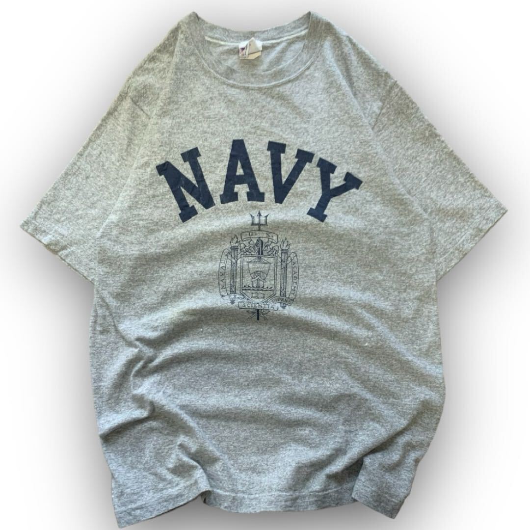 231001BRB166● 1990'S MV SPORT US NAVY ビンテージ vintage Tシャツ 半袖 カットソー プリントTシャツ ミリタリー military_画像1