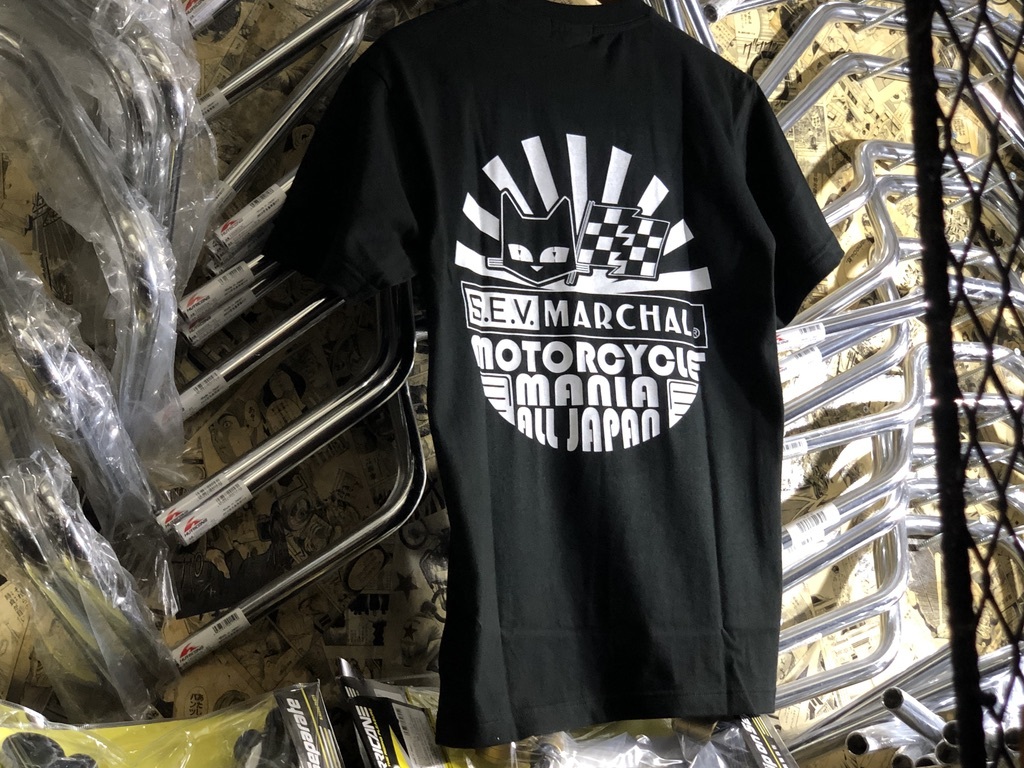 ★送料一律★ 正規品 黒 Lサイズ マーシャル No. 89031 Sun Rise Tシャツ SEV MARCHAL 検) ブラック ロゴ 半袖 シャツ ホワイト ブラック_画像4