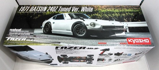 ■【美品】京商 1/10 EP 4WD フェーザーMk2 FZ02 1971 ダットサン 240Z チューンド・バージョン ホワイト KYOSHO ラジコンの画像1