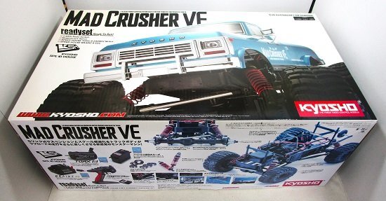 ■【美品】京商 マッドクラッシャー VE 1/8 EP 4WD モンスタートラック レディセット KYOSHO ラジコン ミニカーの画像1