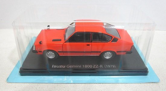 ■【ブリスター未開封・車両のみ】1/24 アシェット 国産名車コレクション いすゞ ジェミニ 1800 ZZ-R 1979 Isuzu Gemini hachette_画像1