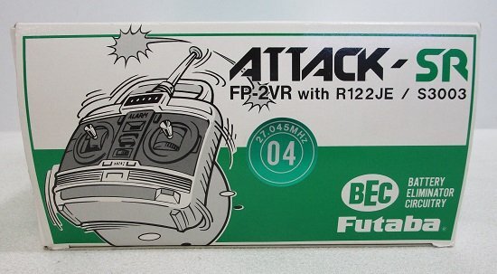 ■【通電確認済】Futaba フタバ ATTACK-SR FP-2VR with R122JE / S3003 プロポセットの画像9