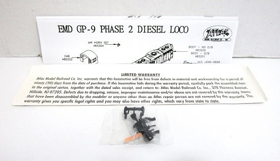 ■【動作確認済】Atlas Nゲージ #48347 GP-9 Ph.2 Rio Grande #5953 ディーゼル機関車 リオグランデ アトラス 外国車両_画像10
