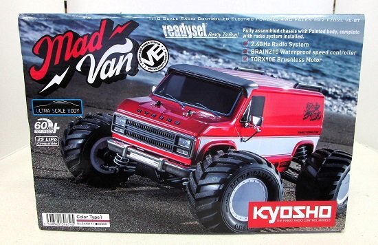 ■【美品】京商 1/10 電動RC EP 4WDフェーザーMk2 FZ02L VE-BTシリーズ レディセット MAD VAN VE マッドバン KYOSHO ラジコンの画像3