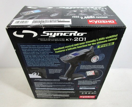 #[ unopened * box damage ] Kyosho Syncro KT-201 2.4GHz sending receiver set TX/RX set KR-200 receiver 2 piece attaching radio-controller * KYOSHO