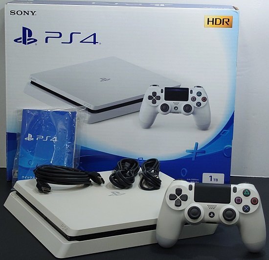 豪奢な ■【中古】SONY◆ソニー -06- CUH-2100BB02◆ 1TB HDD グレイシャー・ホワイト PS4 本体◆SONY プレイステーション4 PS4本体