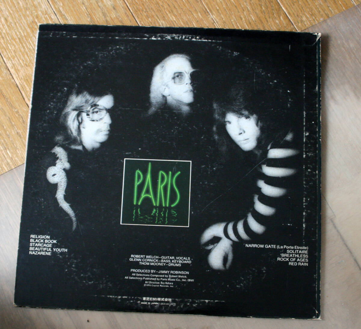 日本盤 PARIS 1st / LP / Bob Welch, Hard Rock, ハードロック_画像2