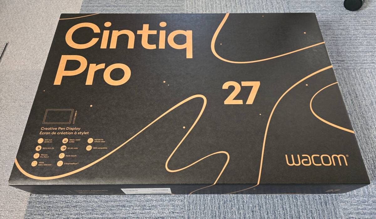 液晶ペンタブレット Wacom Cintiq Pro 27 [DTH271K0D]の画像1