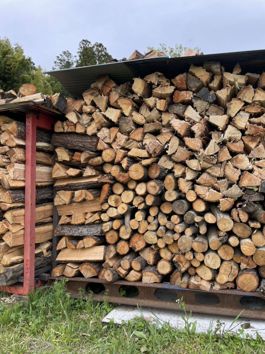  firewood light truck one stand amount restriction less ( wide leaf . small oak konara oak water oak miznala sawtooth oak, . Saitama prefecture Saitama Hiki district camp wood stove sauna .. fire )