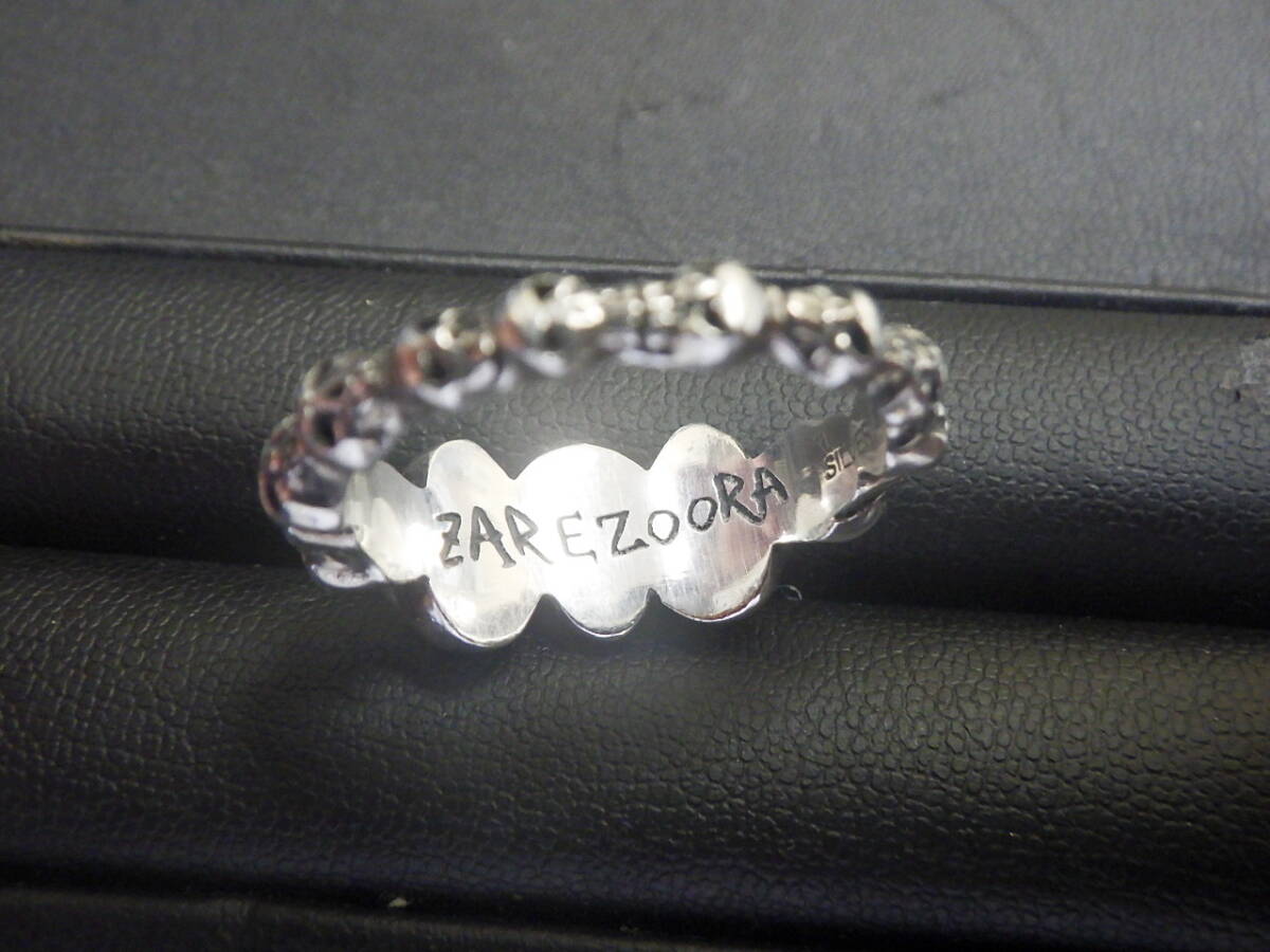 ザルズーラ ZAREZOORA SILVER シルバー リング 指輪 約27号 約11.5g ブランドアクセサリー スカルの画像4